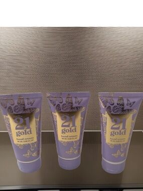 Lot of 3 Rue 21 Gold hand cream 90 ML / 3.05 FL each